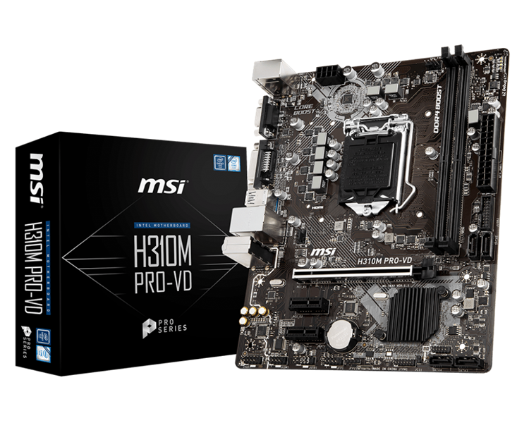 Mainboard MSI H310M PRO-VD Socket 1151v2 (818E)